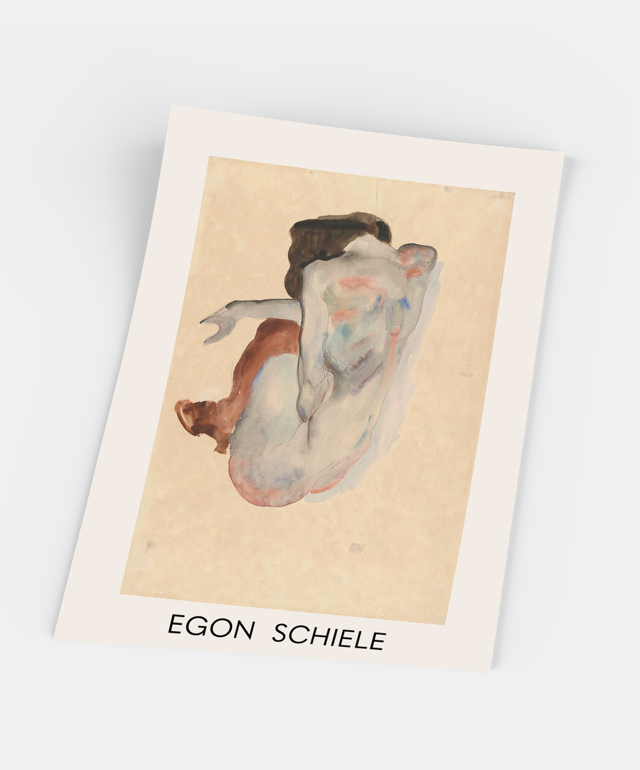 Egon Schiele, Femme accroupie