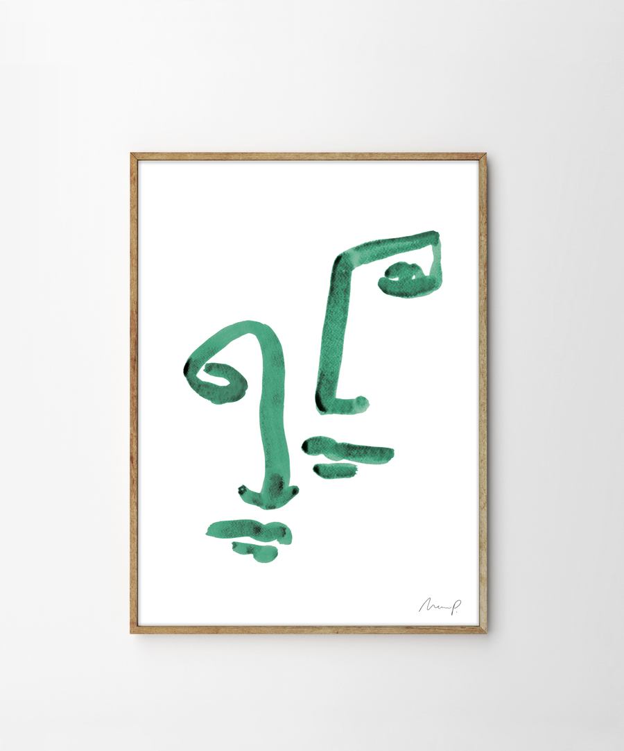Marc Palmade, Green Portrait 11