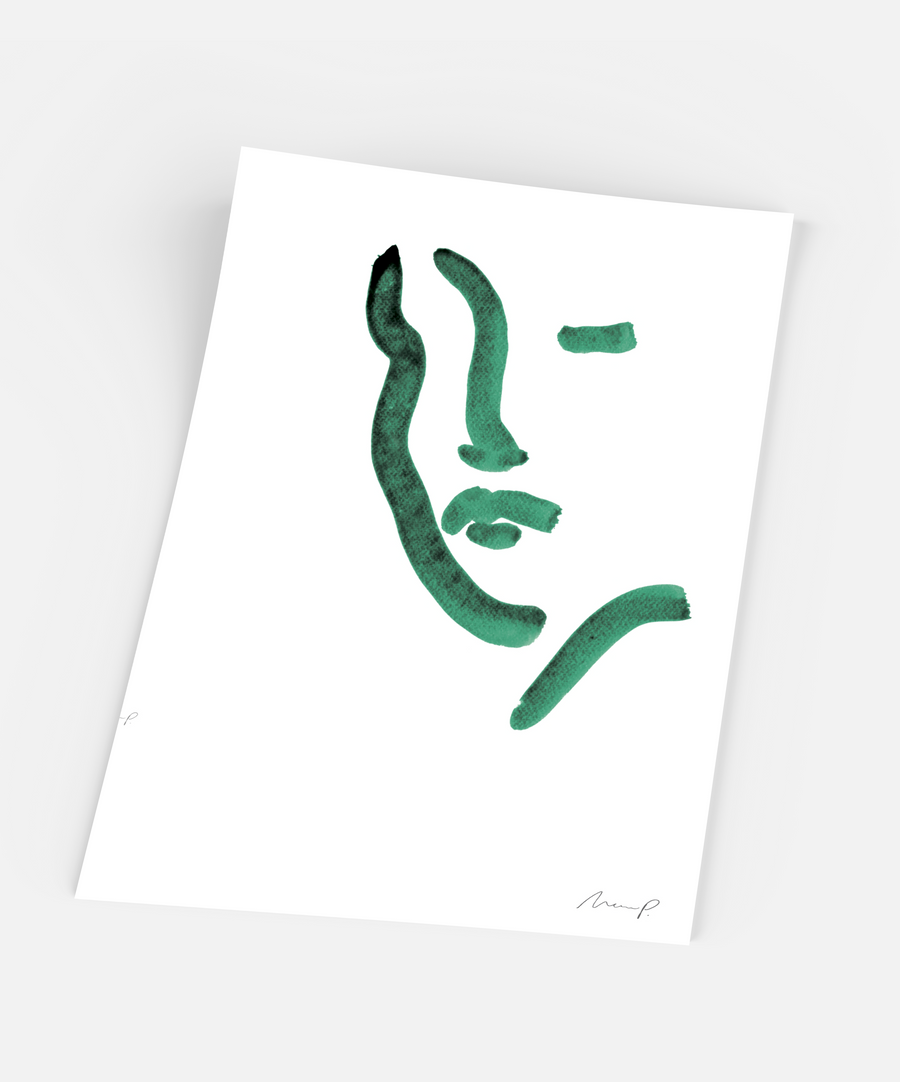 Marc Palmade, Green Portrait 3