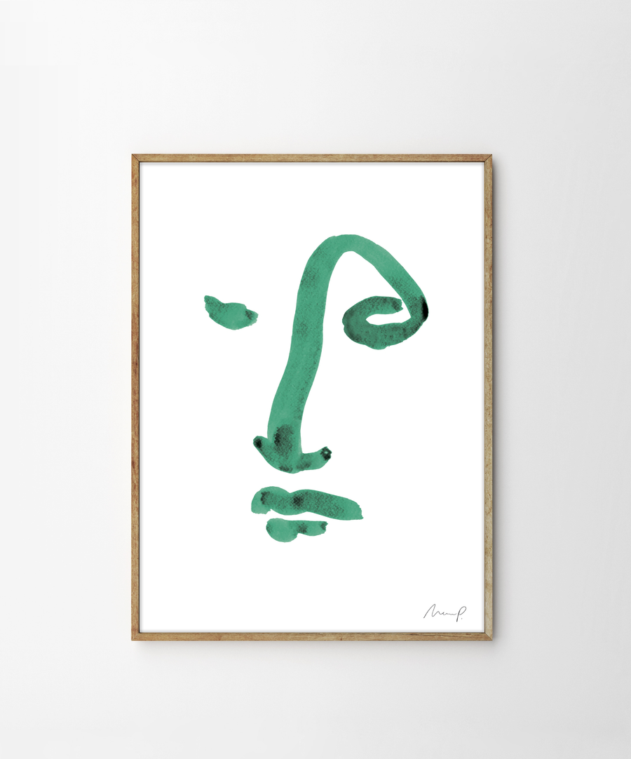 Marc Palmade, Green Portrait 6