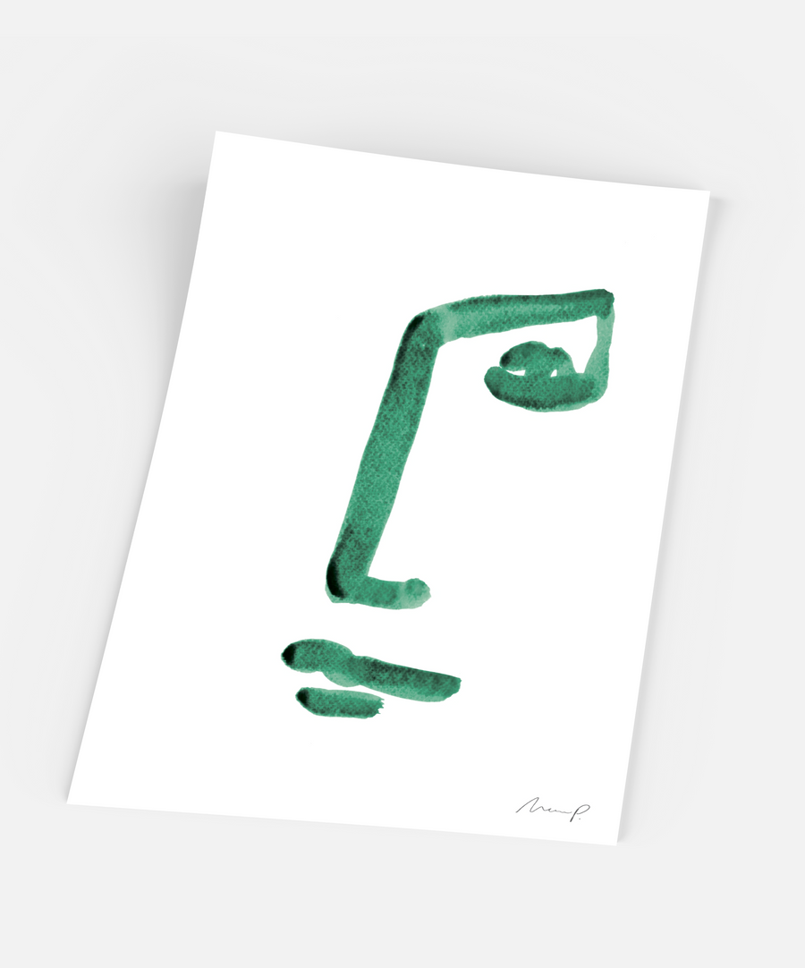 Marc Palmade, Green Portrait 8
