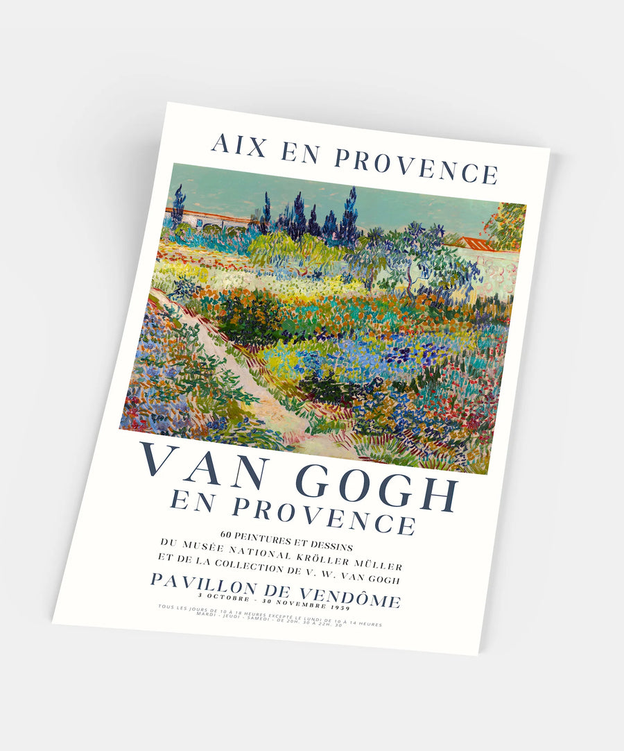 Vincent Van Gogh, Les Jardins d'Arles, affiche d'exposition