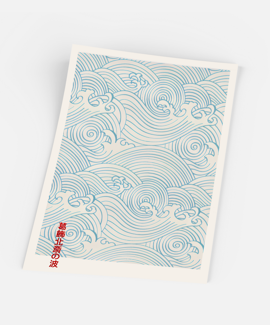 Hokusai, Japanese Waves