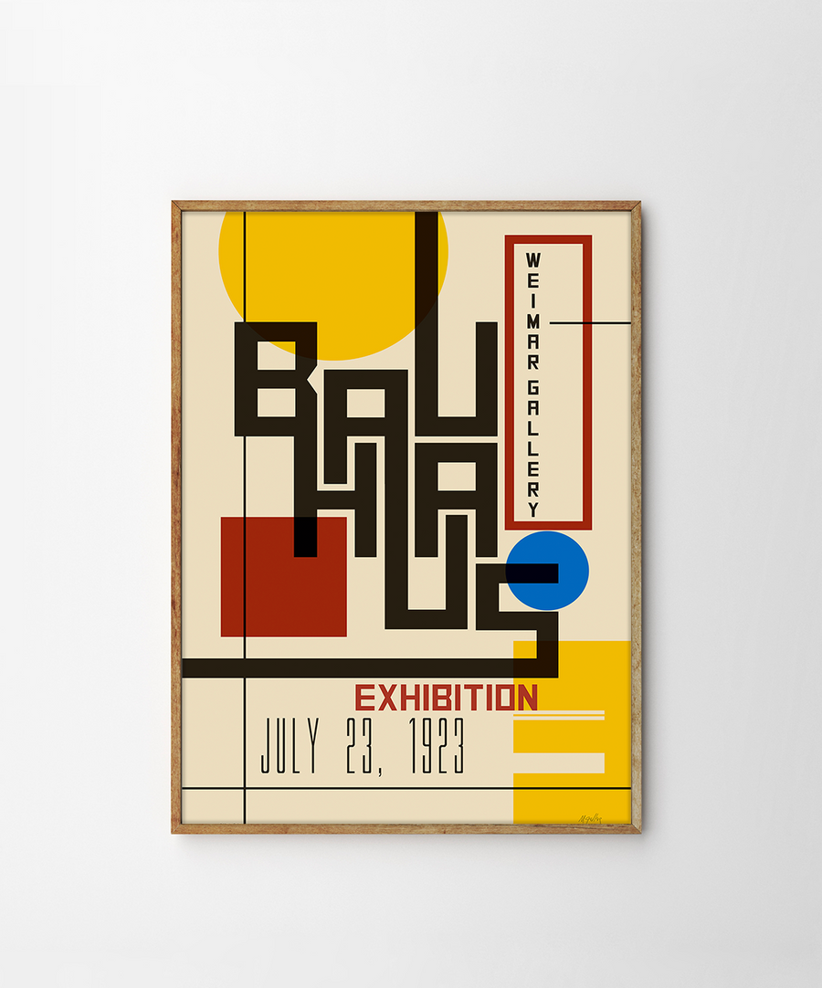 Bauhaus, Martin Geller, Bauhaus Exhibition Poster I