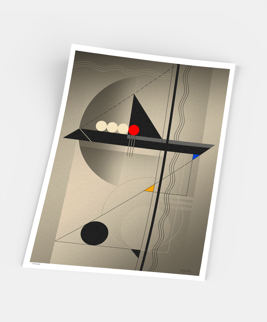 Bauhaus, Martin Geller, Composition Red Circle