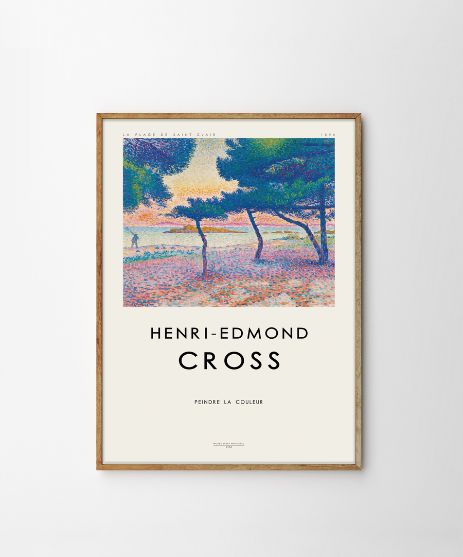 Henri-Edmond Cross, La plage de Saint-Clair