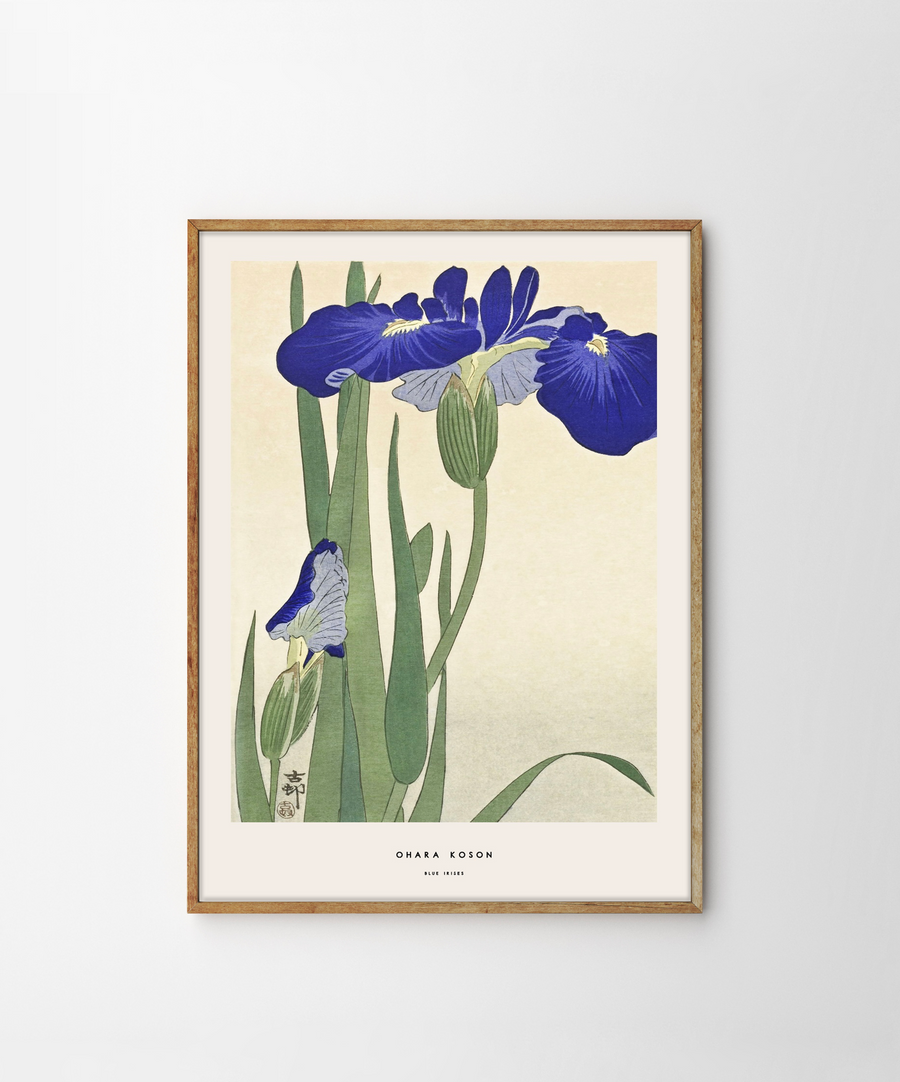 Ohara Koson, Blue Irises