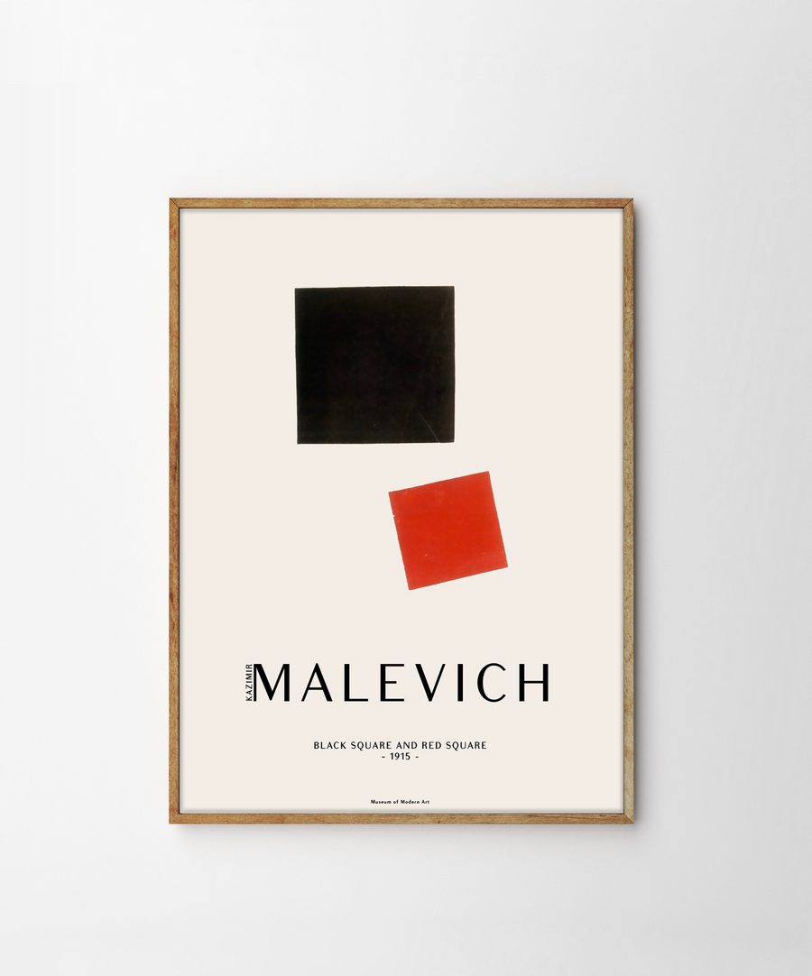 Kazimir Malevich, Black square and red square